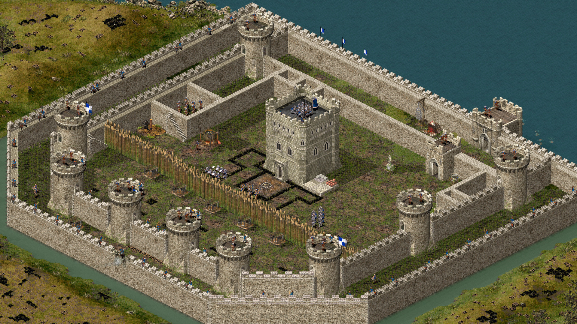 stronghold crusader castle building lessons